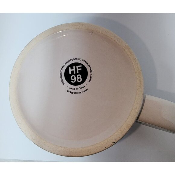 Vintage Donna Moses for Houston Foods Coffee Cup Mug 1998 Valentine's Day Love - Picture 6 of 6